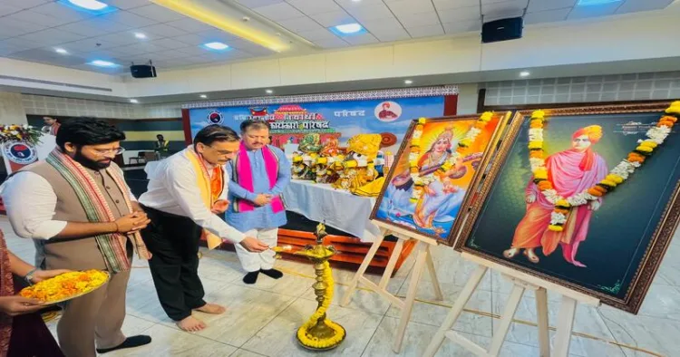 ABVP’s National Executive Council Meeting began in Bhubaneswar with Prof. Raghuraj Kishore Tiwari, Dr Virendra Singh Solanki and Shri Ashish Chauhan inaugurating the event