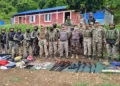 Security forces recover huge cache of arms