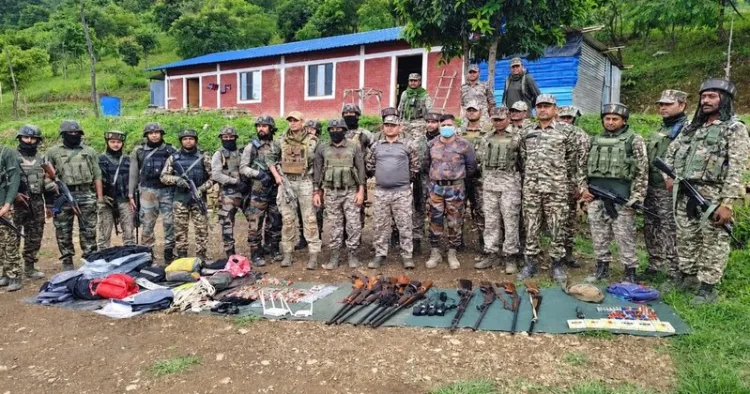 Security forces recover huge cache of arms