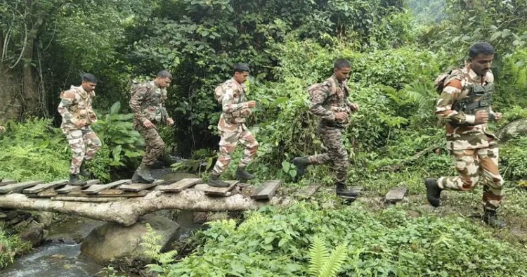 Joint Drill being held by security forces in Arunachal Pradesh
