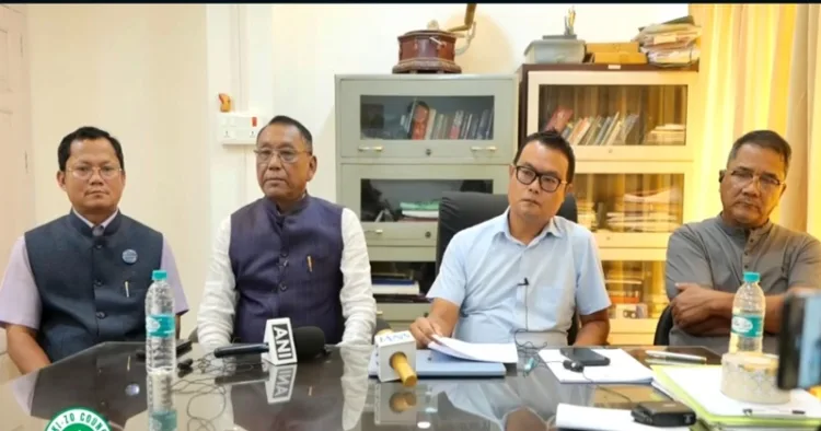 Members of the Kuki-Zo Council who admitted publicly about the killing of the Naga civilians