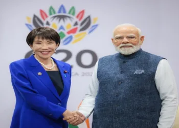 Japan Prime Minister Sanae Takaichi and Prime Minister Narendra Modi