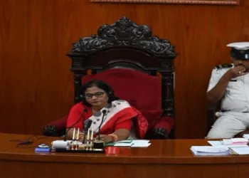 Odisha Legislative Assembly Speaker Surama Padhy conducting proceedings of the State Assembly in Bhubaneswar. (File Photo)