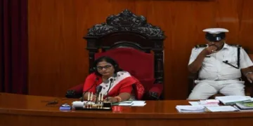Odisha Legislative Assembly Speaker Surama Padhy conducting proceedings of the State Assembly in Bhubaneswar. (File Photo)