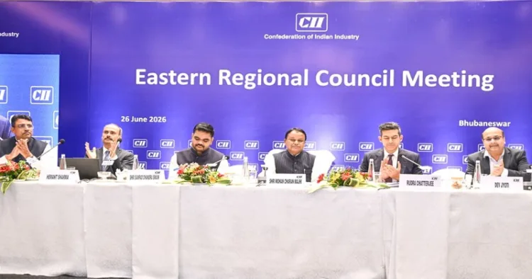 Chief Minister Shri Mohan Charan Majhi at CII Eastern Regional Council meeting organised at May Fair convention on 26 June 20