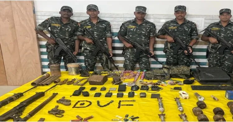 Malkangiri police recover large cache of Maoist arms and explosives