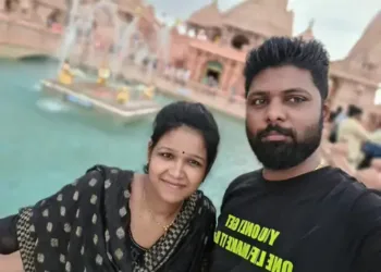 Bangladeshi woman Kajuli and husband Tarun.