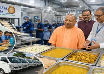 CM Yogi inaugurates Akshaya Patra Mega Kitchen in Gorakhpur to serve one lakh schoolchildren under PM POSHAN scheme