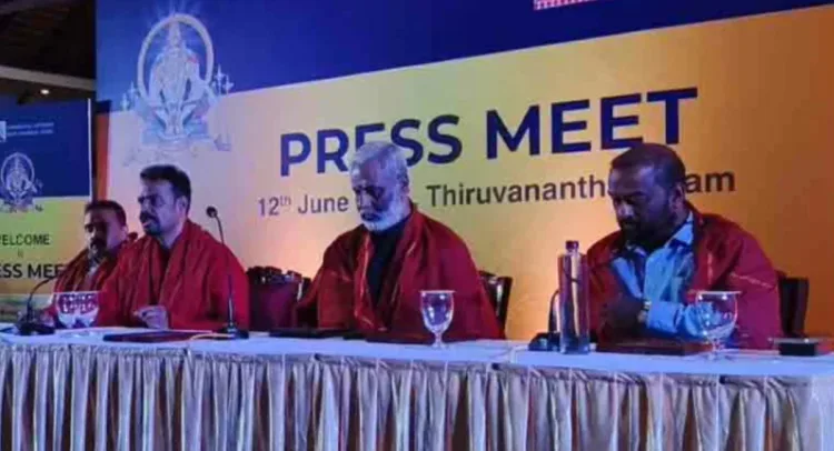 Press Conference by Ayyappa Seva Samajam
