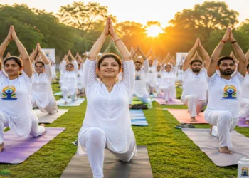 People practicing Yoga