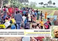 A large crowd of Bangladeshis residing in West Bengal gathers at the Hakimpur border crossing in the Basirhat subdivision of North 24 Parganas district to cross over to Bangladesh