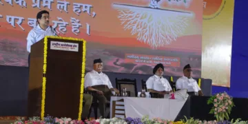 Padma Bhushan awardee and noted industrialist Kumar Mangalam Birla Kumar Mangalam Birla addressing the Samapana Samaroh (Valedictory Function) of the Rashtriya Swayamsevak Sangh Karyakarta Vikas Varg – Dwitiya at Nagpur, on June 4, 2026