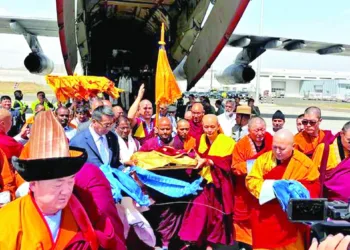 Assam Governor Lakshman Prasad Acharya leads sacred Buddha relics mission to Mongolia