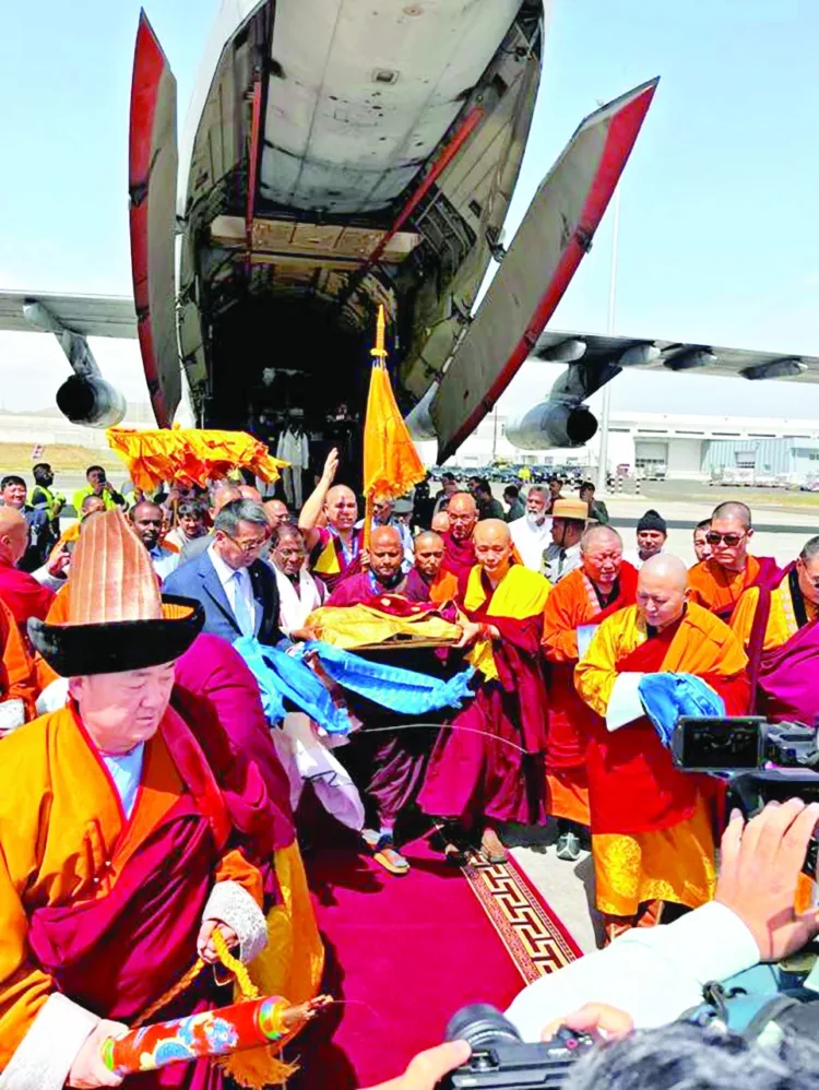 Assam Governor Lakshman Prasad Acharya leads sacred Buddha relics mission to Mongolia