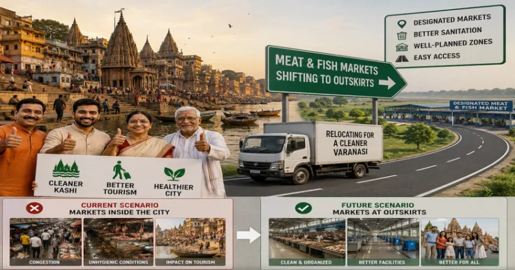 Public Backs Varanasi’s plan to shift meat markets beyond city core lauded