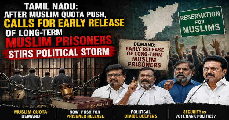 Demand to Free 22 Muslim Prisoners Sparks Fresh Political Controversy in Tamil Nadu (This image is generated by AI)