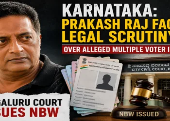 Prakash Raj in Fresh Controversy as Court Issues NBW in Voter Registration Case (This image is generated by AI)