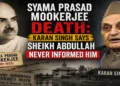 Karan Singh Kept in Dark: Sheikh Abdullah Never Informed J&K’s Sadr-e-Riyasat of Syama Prasad Mookerjee’s Death (This image is generated by AI)
