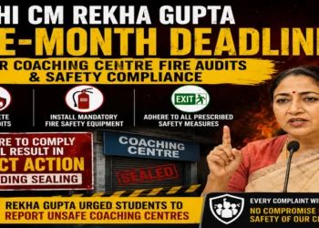 Delhi CM Rekha Gupta Gives Coaching Centres One Month to Meet Fire Safety Norms