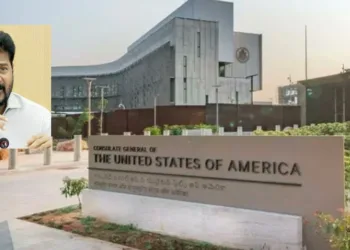 U.S. Consulate General Hyderabad Office
(Inside box- Telangana CM Revanth Reddy)