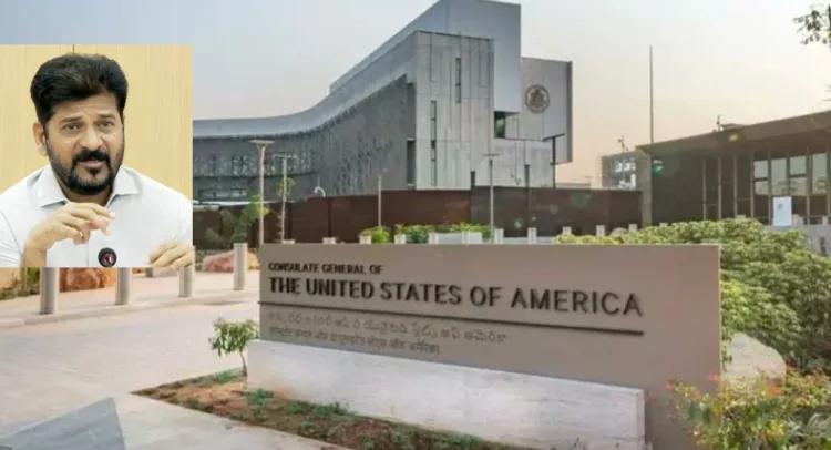 U.S. Consulate General Hyderabad Office
(Inside box- Telangana CM Revanth Reddy)