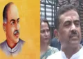 (Left) Dr Shyama Prasad Mookerjee (Right) West Bengal CM Suvendu Adhikari