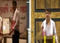 (Right) Prakhar Shrivastava, Senior Consulting Editor and Anchor at Delhi Doordarshan Kendra at a Narada Jayanti programme in Guwahati (Left) Prakahar Srivastava addressing the gathering