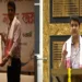 (Right) Prakhar Shrivastava, Senior Consulting Editor and Anchor at Delhi Doordarshan Kendra at a Narada Jayanti programme in Guwahati (Left) Prakahar Srivastava addressing the gathering