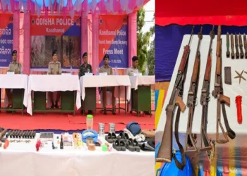 Security forces undertake anti-Maoist campaign in Odisha in Kandhamal and Malkangiri and seize huge cache of arms