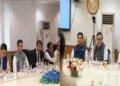 Delegates at the Niti Aayog meeting