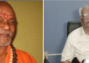(Left) Late Swami Lakshmanananda Saraswati(Right) Justice A.S. Naidu
