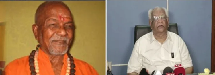 (Left) Late Swami Lakshmanananda Saraswati(Right) Justice A.S. Naidu