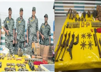 Maoist Arms Dump Recovered in Malkangiri
