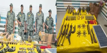 Maoist Arms Dump Recovered in Malkangiri