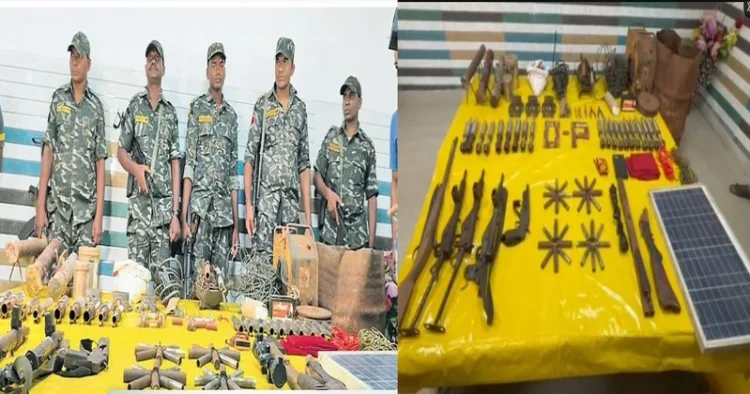 Maoist Arms Dump Recovered in Malkangiri