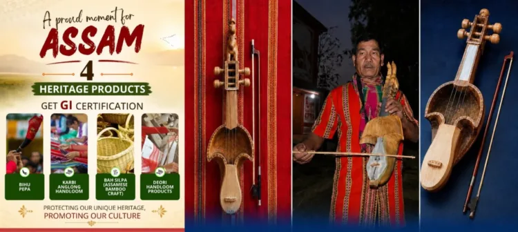 Assam's tribal handlooms, bamboo craft and Bihu instruments get new GI tags