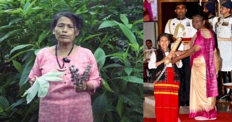 Yanung Jamoh Lego, popularly known as Queen of herbs was conferred with Padma Awards