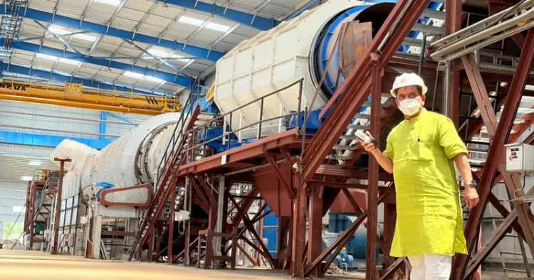 Union Minister Prah;ad Joshi visited waste-to-energy plant in Hubballi