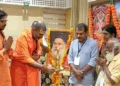 Juna Akhada Mahamandaleshwar Anandavanam Bharti Maharaj at Kochi