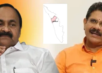 Keralam CM VD Sateeshan and VHP Keralam General Secretary Adv. Anil Vilayil (Left to Rght)