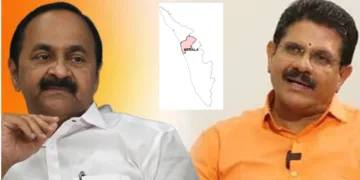 Keralam CM VD Sateeshan and VHP Keralam General Secretary Adv. Anil Vilayil (Left to Rght)