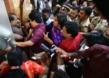 Scuffle at the Tiruvananthapuram Municipal Corporation on June 25