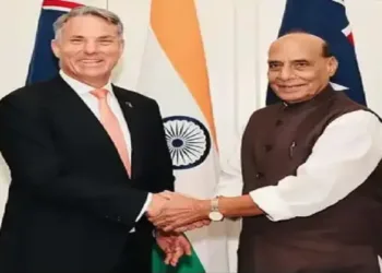 Australia Defence Minister Richard Marles and Defence Minister Rajnath Singh(File Photo)