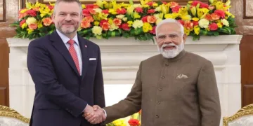 Slovakia President Peter Pellegrini meets Prime Minister Narendra Modi at the India AI Impact Summit 2026(File Photo)