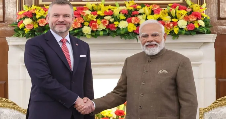 Slovakia President Peter Pellegrini meets Prime Minister Narendra Modi at the India AI Impact Summit 2026(File Photo)