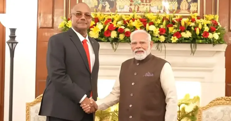 Seychelles President Patrick Herminie and Prime Minister Narendra Modi(File Photo)
