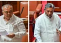 (Left) Ramalinga Reddy (Right) KH Muniyappa