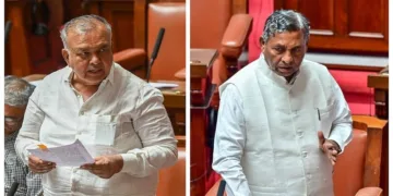 (Left) Ramalinga Reddy (Right) KH Muniyappa