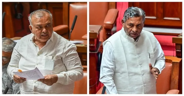 (Left) Ramalinga Reddy (Right) KH Muniyappa