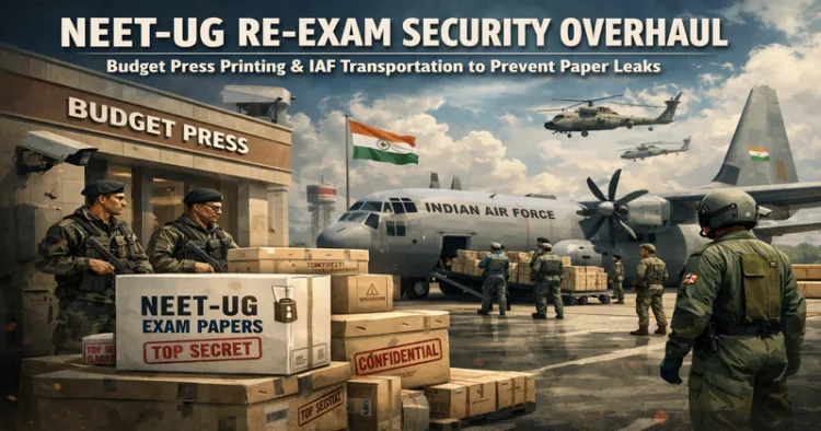 Govt mulls Budget press printing for NEET- UG RE-exam question papers (This is an AI generated image)